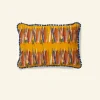 Online Palava Small Cushion Cover - Mustard Mid-Century