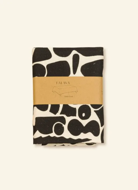 Clearance Palava Table Cloth - Black Cave