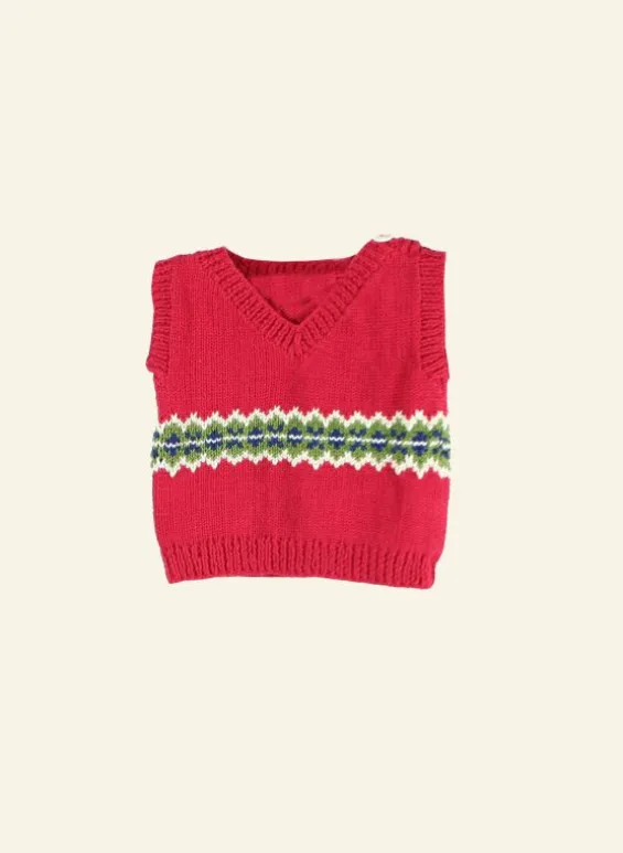 Cheap Palava Tank Top - Red Zig Zag