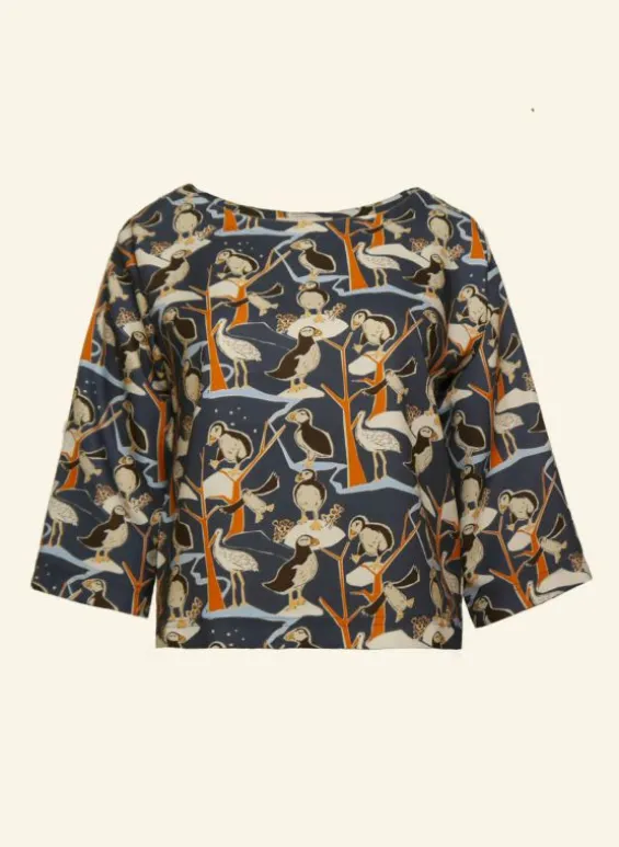 New Palava Tina Top - Blue Puffin