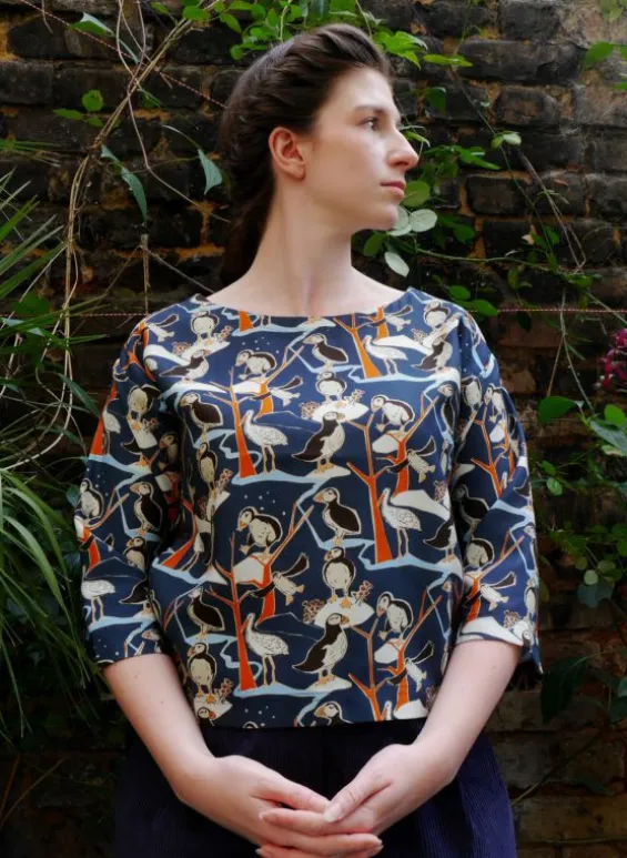 New Palava Tina Top - Blue Puffin