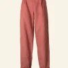 Store Palava Wilma Trousers - Pink Moleskine